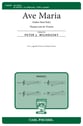 Ave Maria SATB choral sheet music cover